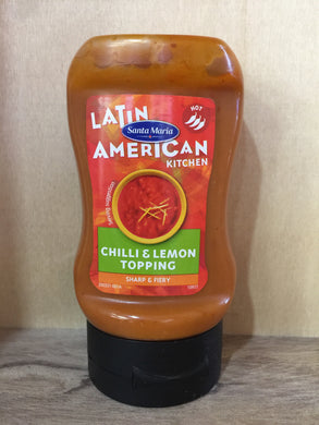 Santa Maria Chilli & Lemon Topping Sharp and Fiery 235g