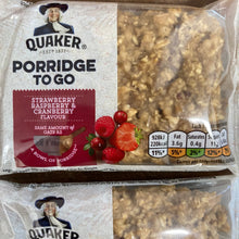 12x Quaker Porridge To Go Mixed Berries Breakfast Bars (12x55g)