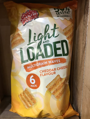 Golden Wonder Light & Loaded Cheddar Cheese 6x19g