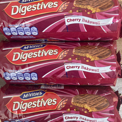 3x McVitie's Chocolate Cherry Bakewell Digestives (3x250g)
