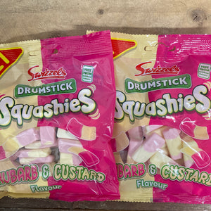 Swizzels Drumstick Squashies Rhubarb & Custard Sweets