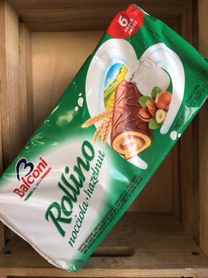 Balconi Rollino Hazelnut Sponge Cake 6 pack 222g