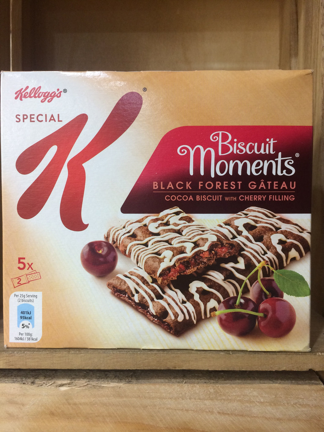 Kelloggs Special K Biscuit Moments Black Forest Gateau 5 Pack