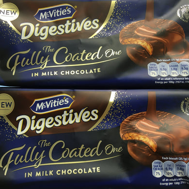2x McVitie's Digestives The Fully Coated One in Milk Chocolate (2x149g)