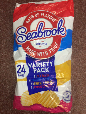 Seabrook Variety Pack Crisps 24 Bag