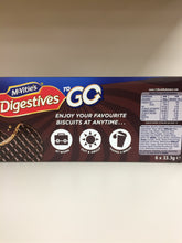 McVitie's Digestives To Go Dark Chocolate Twin Pack Biscuits 6x 33.3g