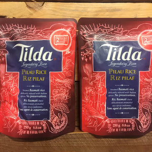 2x Tilda Pilau Basmati Steamed Rice (2x250g)