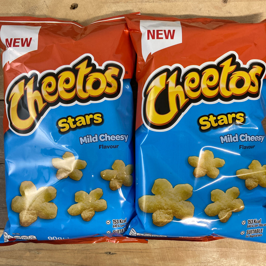 3x Cheetos Stars Mild Cheesy Flavour Sharing Bags (3x90g)