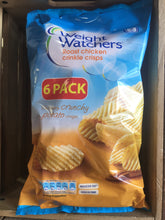 18x Packets of Weight Watchers Roast Chicken Crinkle Crisps (3x 6 Pack)