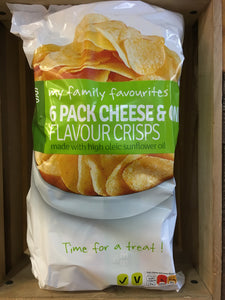 Dunnes Stores Cheese & Onion Crisps 6 Pack (6x25g)