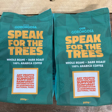 2x Our Gorongosa Speak For The Trees Whole Coffee Beans (2x200g)