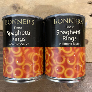 Bonners Finest Spaghetti Rings in Tomato Sauce