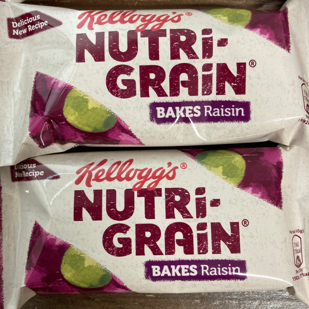 12x Kellogg's Nutri-Grain Raisin Bakes Bars (12x45g)