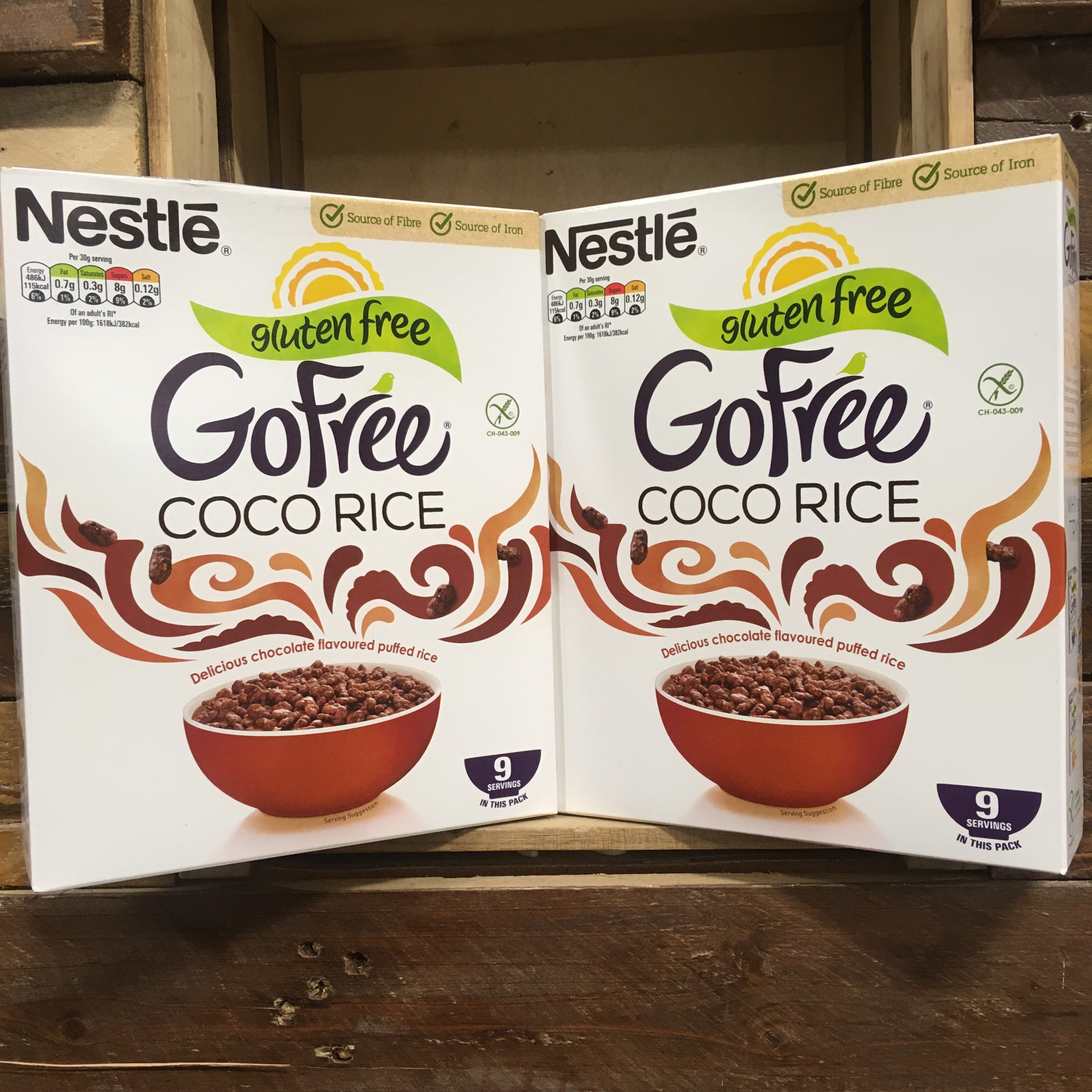 2x Nestle GoFree Coco Rice Cereals (2x295g) Low Price Foods Ltd