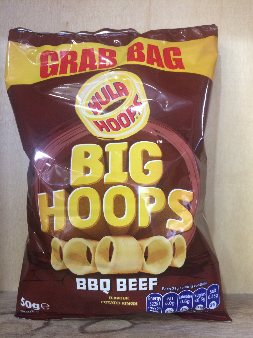Hula Hoops Big Hoops BBQ Potato Rings 50g