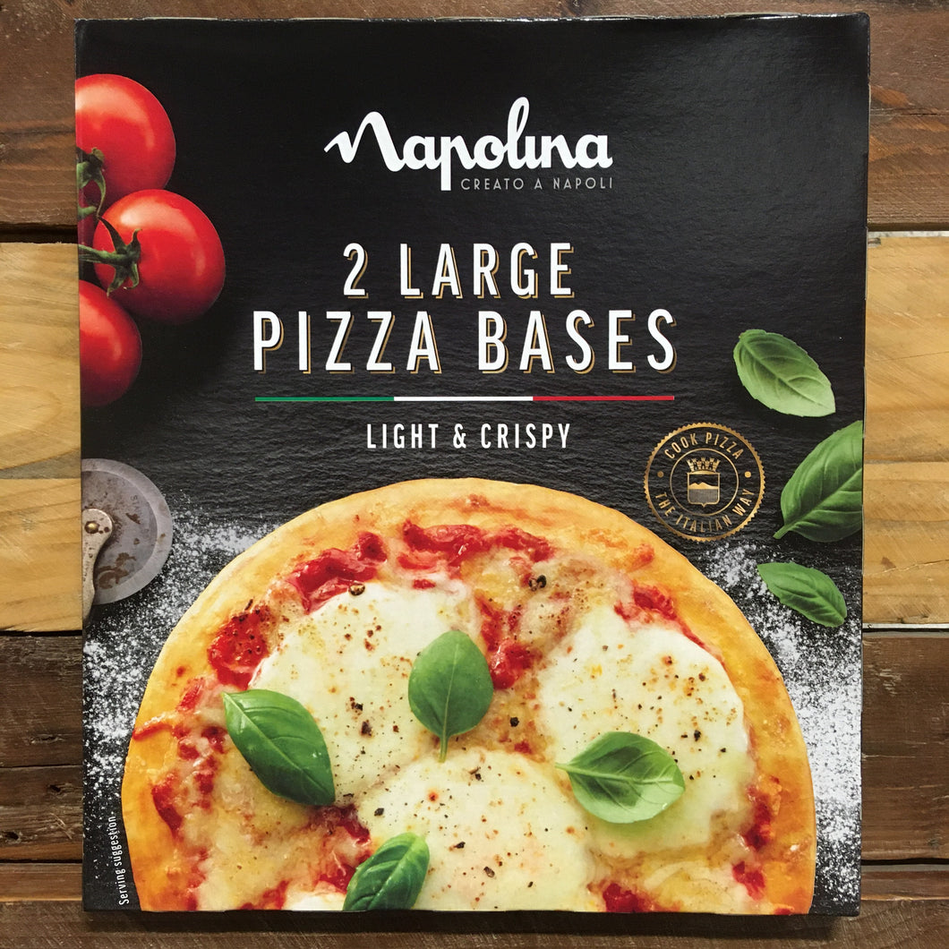 4x Napolina Large Pizza Bases (2 Boxes of 2x150g Bases)