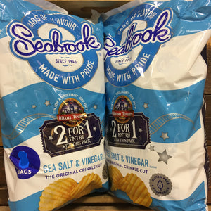 Seabrook Crinkle Cut Crisps Sea Salt & Vinegar