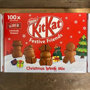 100x KitKat Festive Friends Assorted Milk Chocolate Figures