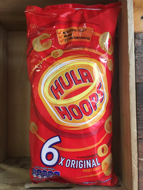 Hula Hoops Original Potato Ring Crisps 6 Pack 6x24g