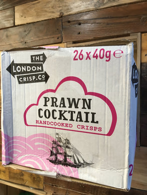 26x London Crisp Co Prawn Cocktail Crisps (26x40g)