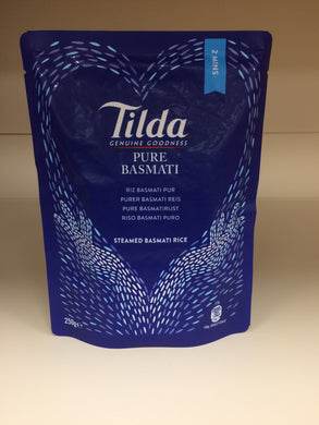 Tilda Steamed Pure Basmati Rice 250g
