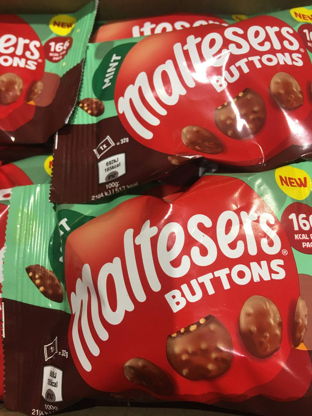 12x Maltesers Mint Chocolate Buttons (12x32g)