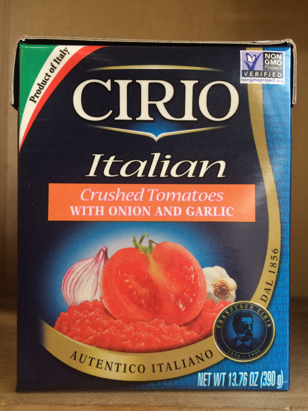 Cirio Italian Crushed Tomatoes with Onion & Garlic 390g