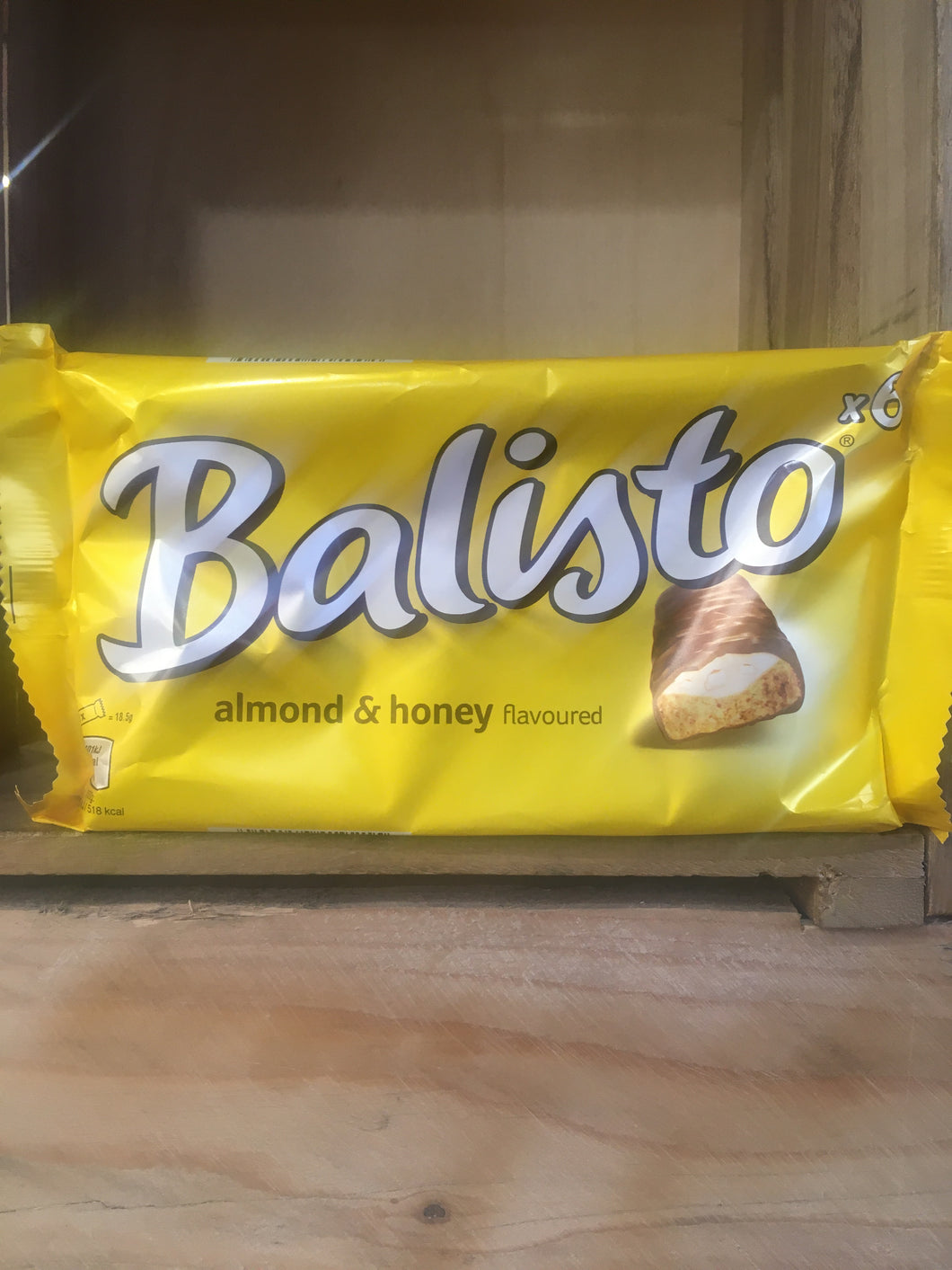Balisto Almond & Honey Flavoured Cereal Bar 6x Pack (6x18.5g)