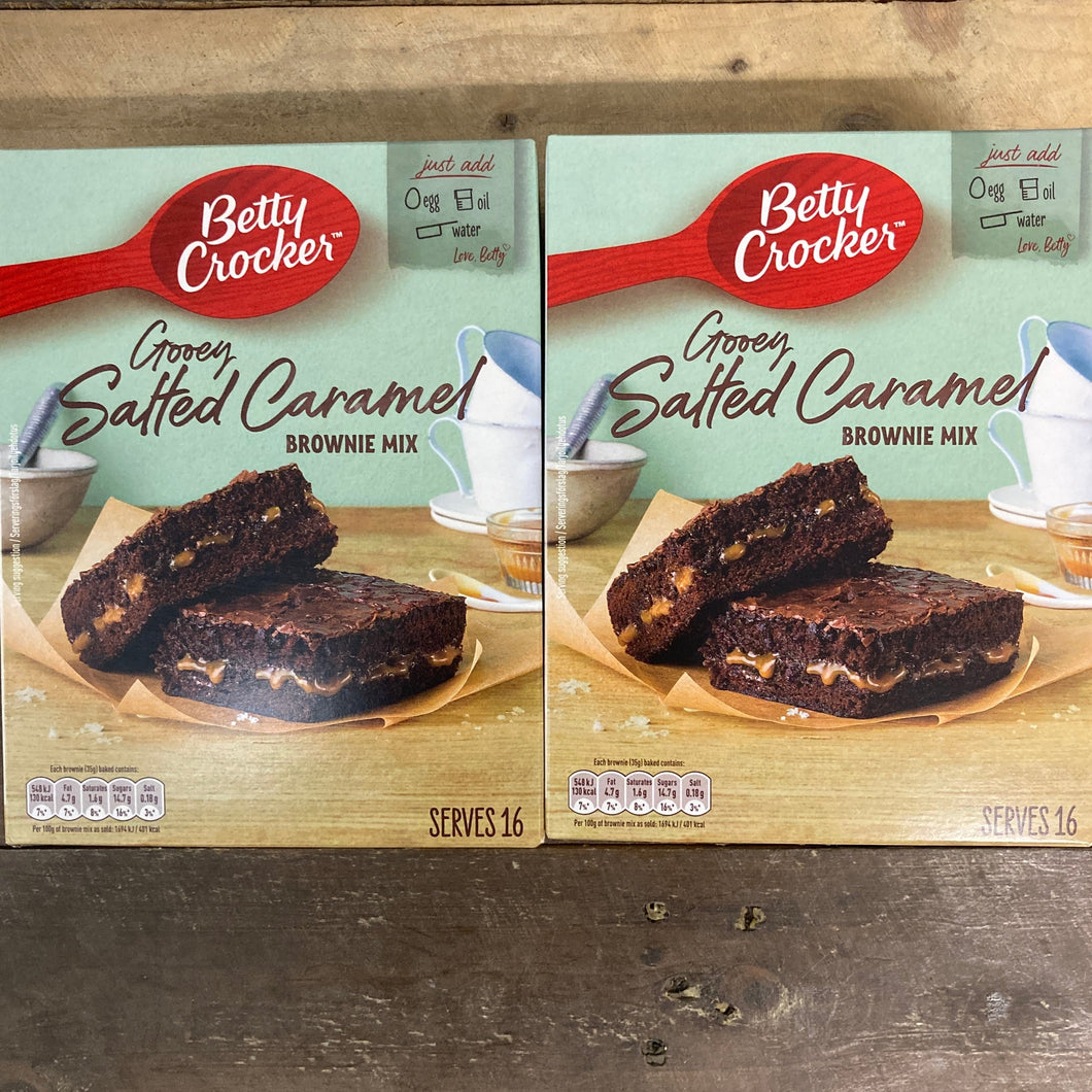Betty Crocker Delights Gooey Salted Caramel Brownie Mix