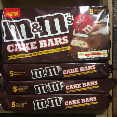 20x M&M Cake Bars (4 Packs of 5 bars)
