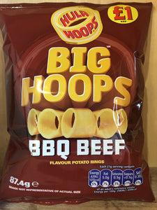 Hula Hoops Big Hoops BBQ Beef 87.4g