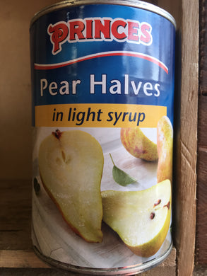 Princes Pear Halves In Light Syrup/Juice 410g