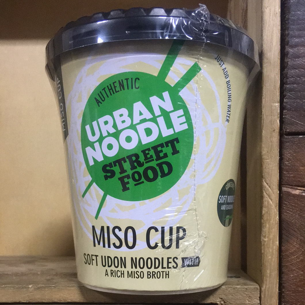 Urban Noodle Miso Cup Soft Udon Noodles with Miso Broth 132g