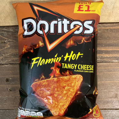 Doritos Flamin' Hot Tangy Cheese Tortilla Chips £1 Grab Bag 70g