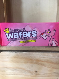 Pink Panther Wafers with Vanilla Flavoured Cream 123g