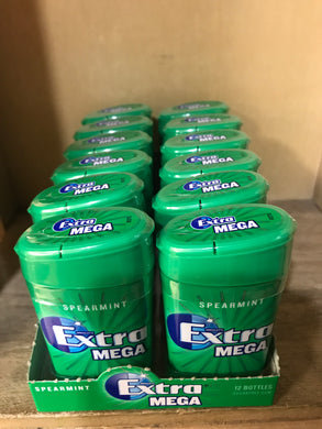 12x Wrigley's Extra Mega Spearmint (12x22g Tubs)