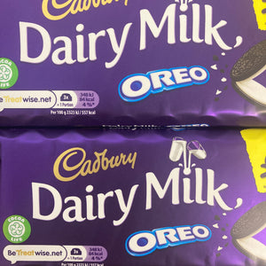 3x Cadbury Dairy Milk Oreo Chocolate Bars (3x120g)