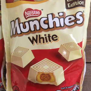 4x Munchies Limited Edition White Chocolate Sharing Bags (4x94g)