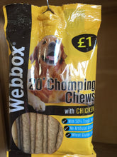 Webbox 20 Chicken Chomping Chews 200g