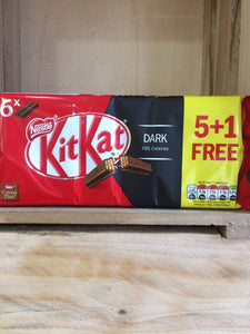 18x KitKat 2 Finger Dark Chocolate Bars (3 Packs of 6 Bars)