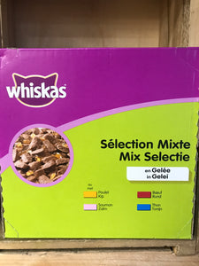 Whiskas 1+ Cat Fish & Meaty 24x100g Pouches 2.4kg