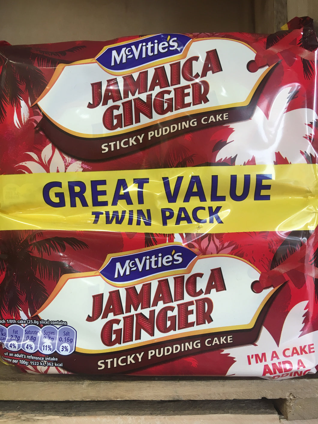 McVitie’s Jamaica Ginger Cake Value Twin Pack