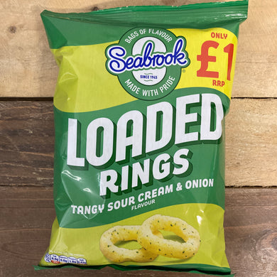 Seabrook Loaded Rings Sour Cream & Onion 55g