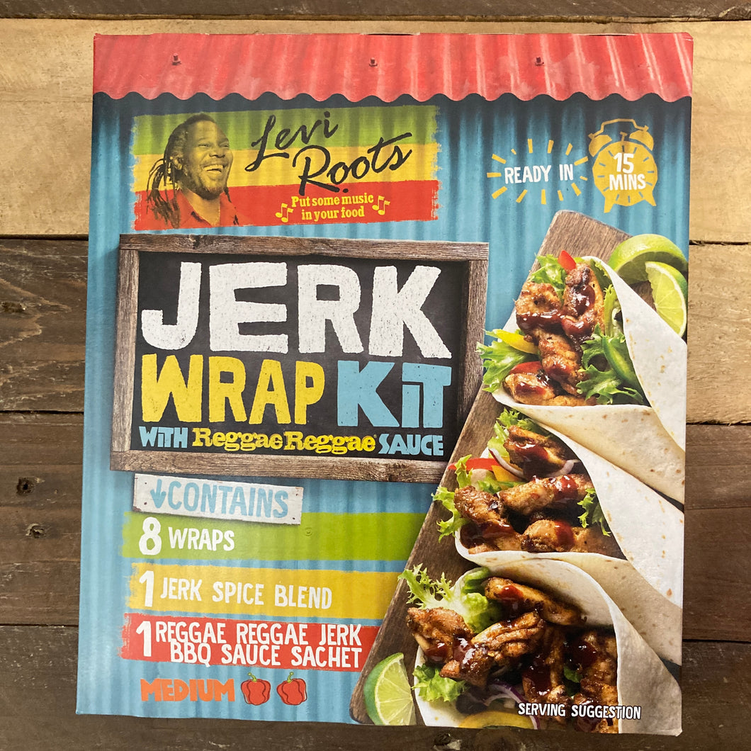 Levi Roots Jerk Wrap Kit with Reggae Reggae Sauce 440g