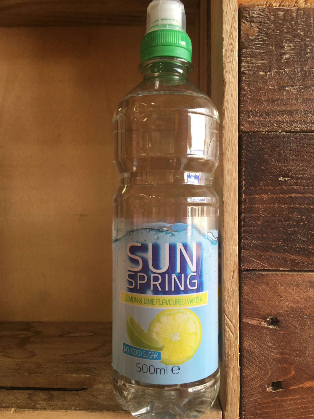 Sun Spring Lemon & Lime Flavoured Water Sportscap 500ml