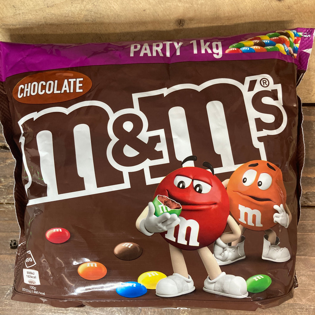 M&M's Milk Chocolate (1kg Party Bag)