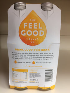 The Feel Good Drinks Co. Orange, Mango & Water Bottles