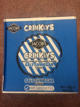 Jacobs Crinklys Salt & Vinegar Grab Bag 30 Pack Box