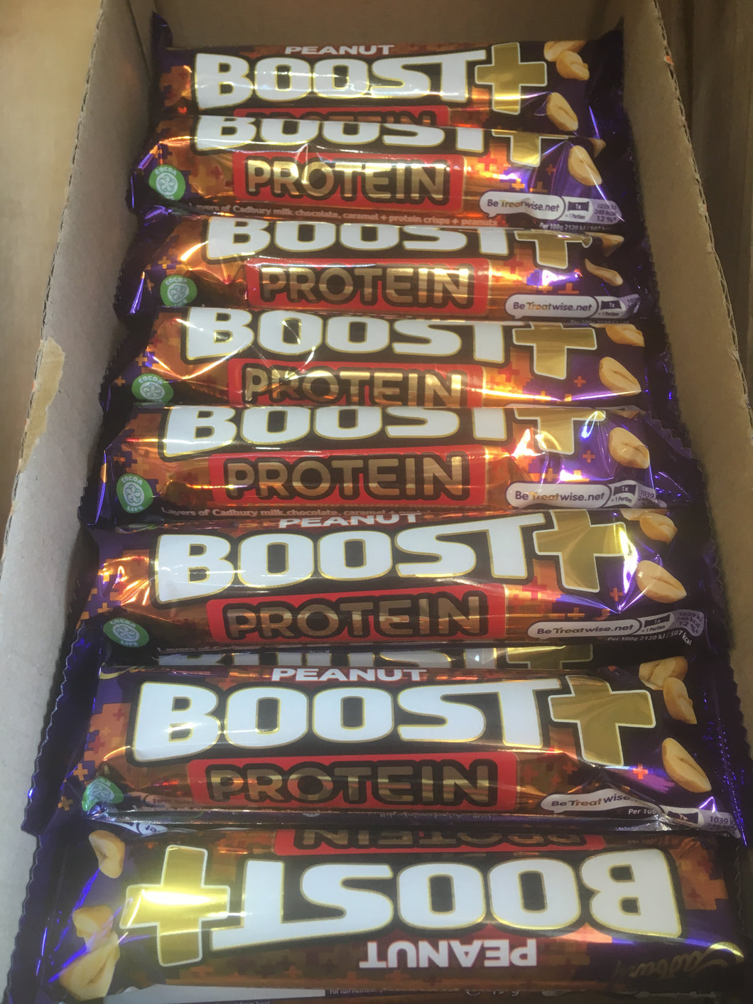 12x Cadbury Peanut Boost Protein Bars (12x49g)