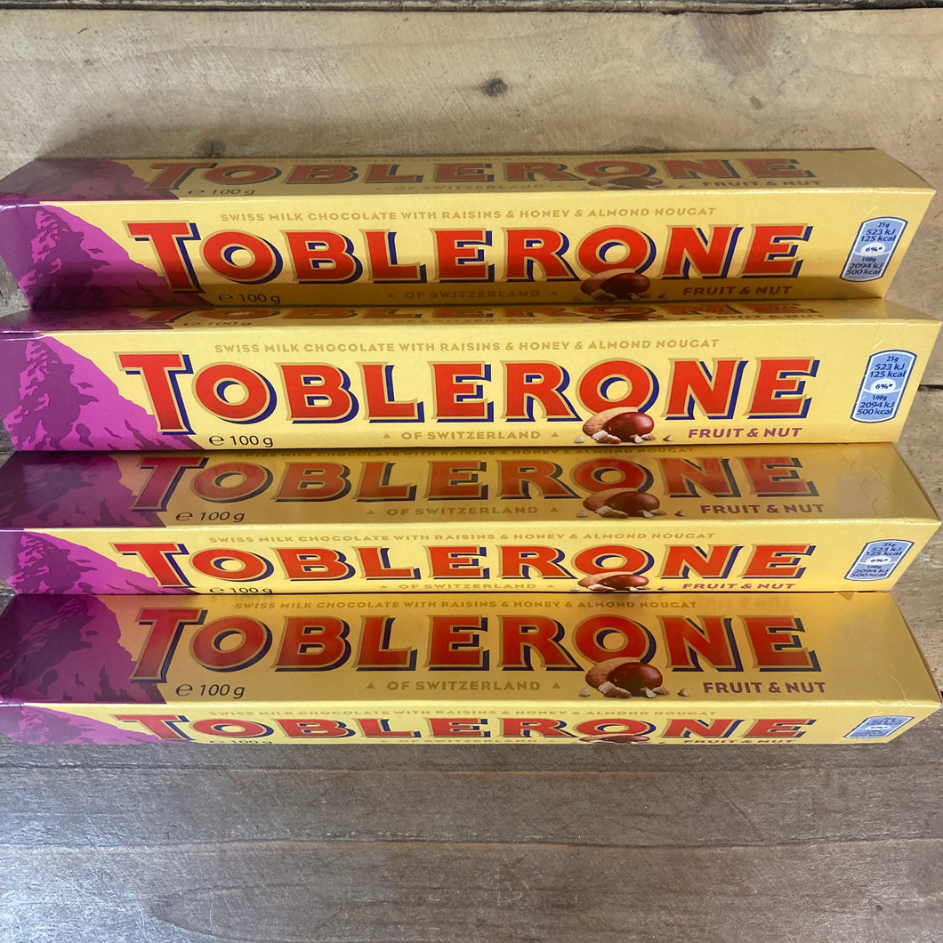 Toblerone Fruit & Nut Chocolate Bar